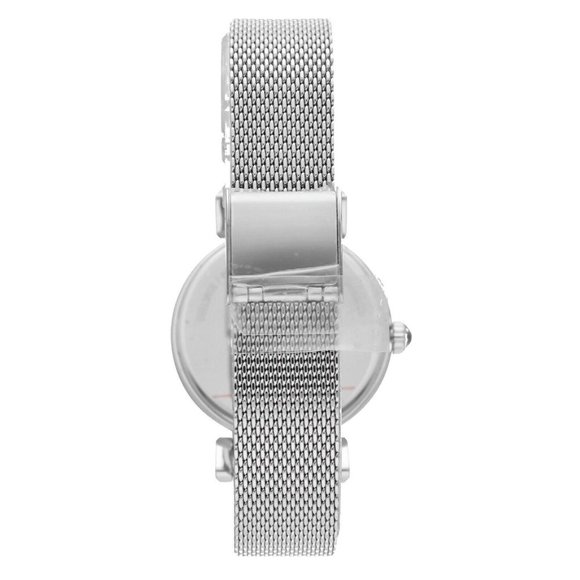 COACH 14502651 MADISON WHITE GLITZ DIAL SILVER STAINLESS MESH BAND WOMENS WATCH - Picture 3 of 8